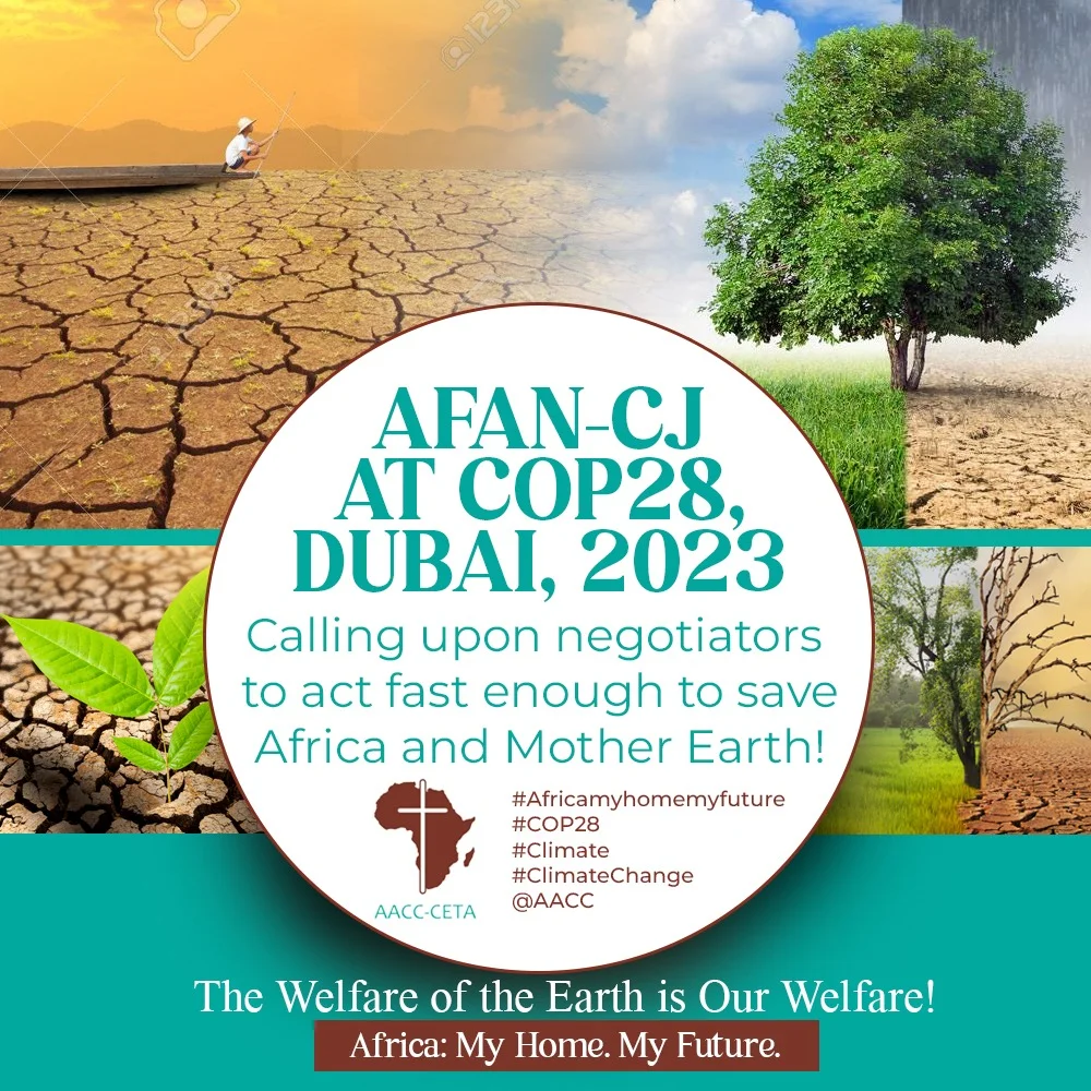 Poster for AFAN-CJ at COP 28